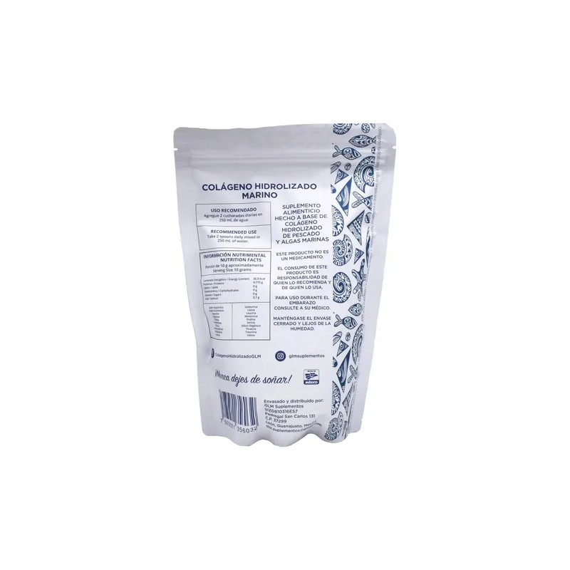 Colágeno Hidrolizado Marino Sin Sabor 300 Grs Grantlab