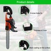 VANROUG Chainsaw Hanger, Heavy Duty Chainsaw Wall Mount Holder, Organizer