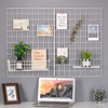 Kaforise Wire Wall Grid Panel, Multifunction Painted Photo Hanging Display