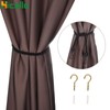 Hicello 2 Pieces 26" 68cm Long Curtain Rope Tie Back