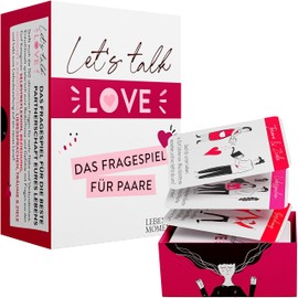 LIFEBOARD Let's Talk Love - The Special Game for Couples with Conversation Cards for a Happy Relationship - Gift for Partners, for Women and Men, German Version