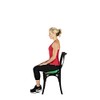 FitBALL Seating Wedge Encourages Proper Alignment and Posture Correction While