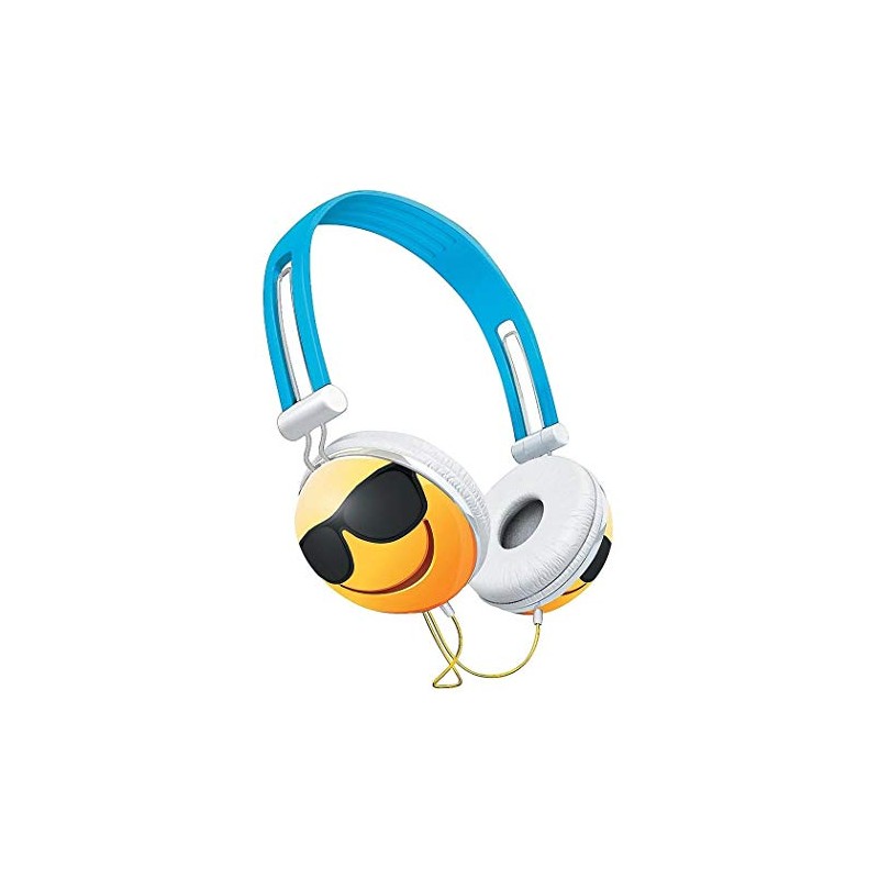 Vibe Noise Reducing Overhead Stereo Headphones-Smile-Cool