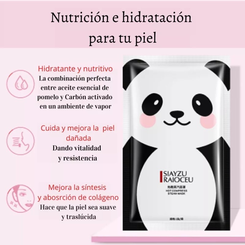 Sersanlove 5 Mascarillas Termicas Con Carbon Activado Nutren Hidratan