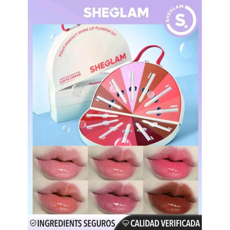 Sheglam Lip Gloss Set Pout-perfect - 12 Tonos Coleccion