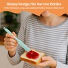 6 Pack Silicone Jar Spatula Small Silicone Spatulas Mini Jar