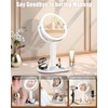 vpu 15X Magnifying Makeup Mirror with Lights, Double Sided 360°