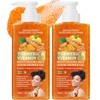 2Packs Turmeric Orange Vitamin C Body Wash with Cocoa Seed