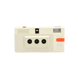 RETO3D Film Camera (White Retro Spectrum Edition)