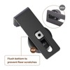 2PCS AONAYIOA Adjustable Roller Sliding Barn Door Bottom Floor Guide,
