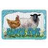 Cluck Ewe Sign Chicken Sheep lamb hen ewe funny metal