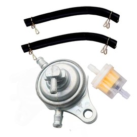 DIFLAX Benzinhahn, Vakuumventil, Benzinhahn 6mm, Kraftstoffhahn, 3-Wege-Ventilhahn, Für GY6 50cc-150cc, Roller, Robust, Zuverlässig