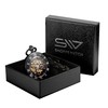 ShoppeWatch Mens Pocket Watch with Chain | Classic Mechanical Hand