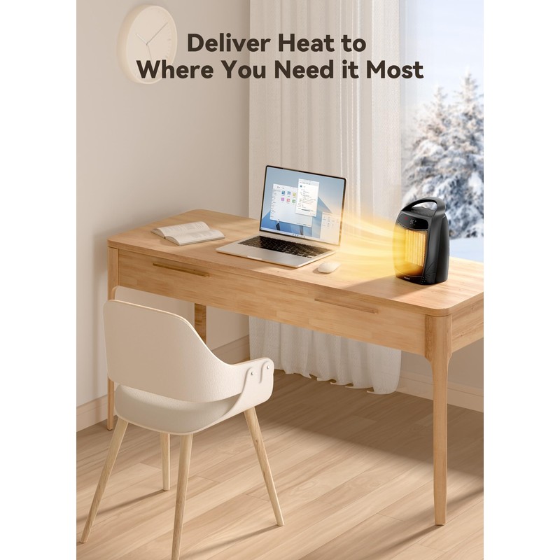 GiveBest Space Heater, 1500W Electric Portable Heaters for Indoor Use,