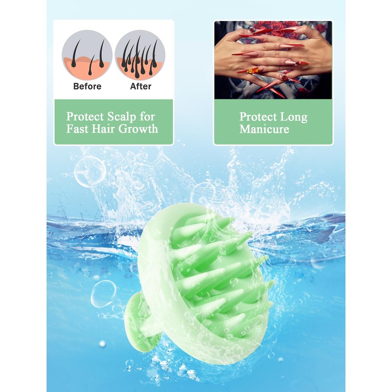 Inscca Shampoo Brush Mint Green