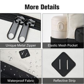 YAMTION Schulrucksack für Mädchen und Jungen, Laptop-Rucksack mit USB-Ladeanschluss für Damen und Herren, Schultasche, Collegetasche