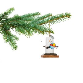 Smores Christmas Ornaments, Smores Pickleball Ornament, Cute Pickle Baller Sport Gifts for Men or Women Paddleball - with 2025 hangtag, Comes in Gift Box