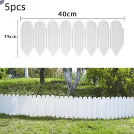 2M Garden Edging Border,Garden Landscape Edging Borders,Plastic Garden Bed Edging, Terrace Board Edging, Garden Fencing for Lawn, Landscaping, Patio Pathway.Flower Bed