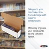 BCW Semi-Rigid Card Storage Box, 5 Ct | Holds 350