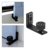 CCJH Sliding Barn Door Floor Guide Adjustable Wall Mount Flush