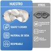 Antifaz para Dormir de 3 Piezas, Mascarilla de Seda para