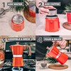 GROSCHE Milano Stovetop Espresso Maker Moka Pot 9 espresso Cup,
