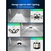 Craftersmark LED Garage Lights - 250W, 6500K, 25000LM Deformable LED