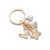 PHAETON 20PCS Crystal Butterfly Keychain Butterfly Shape Key Chain with
