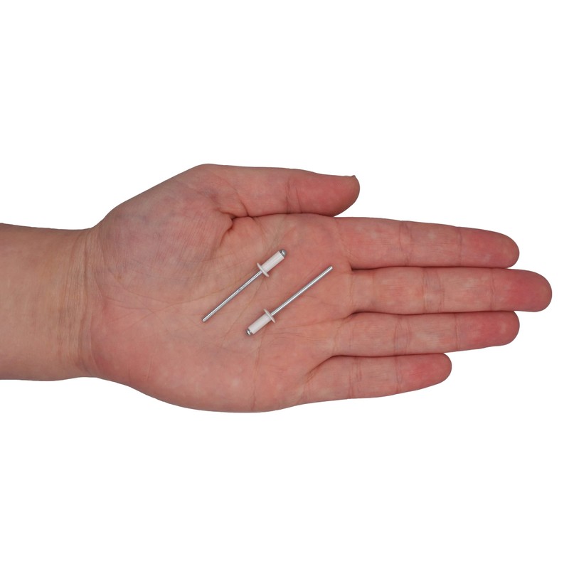 Pack of 100 Painted Blind Rivets 3.2 x 8 mm,