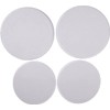 Range Kleen 5057 Set of 4 Round Ivy Embossed White