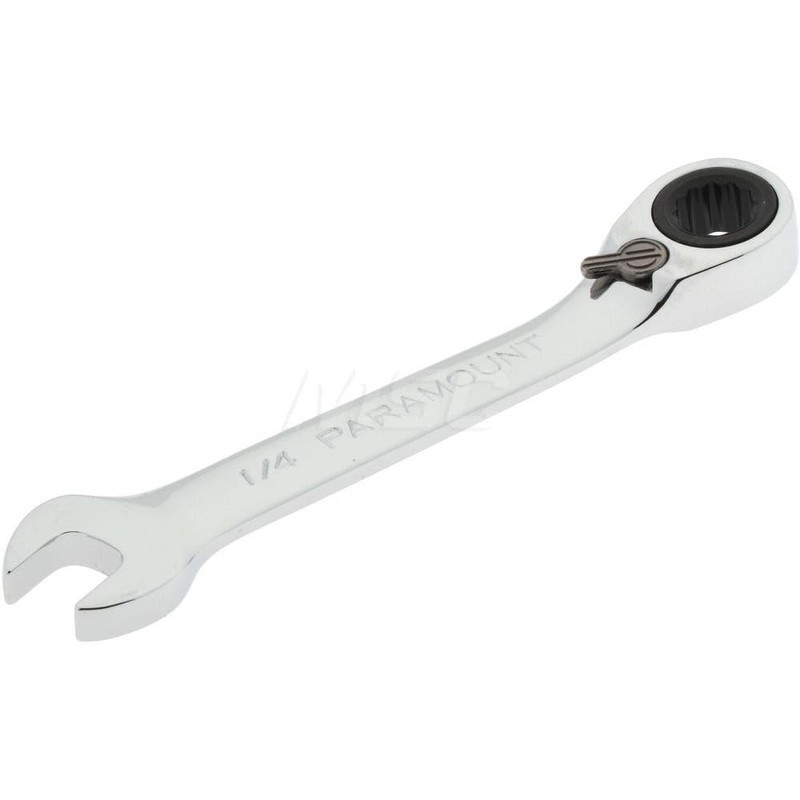 Paramount 9 Piece Stubby Reversible Ratcheting Combination Wrench Set: 12