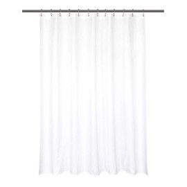 Barossa Design Waterproof Fabric Short Shower Curtain Liner Microfiber