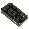 6 Key Mini Keypad with Knob USB DIY Programmable Keyboard