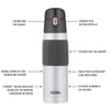 Thermos Insulated Stainless Steel Bottle with Flip Lid 530ml -