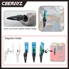 CEERAYZ 185mm Notch Scissors All Purpose Heavy Duty, Garden Shears,