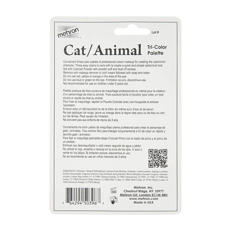 TRI COLOR PALETTE CAT ANIMAL