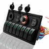 Riloer 8 Gang Rocker Switch On Off Panel Switch Overload