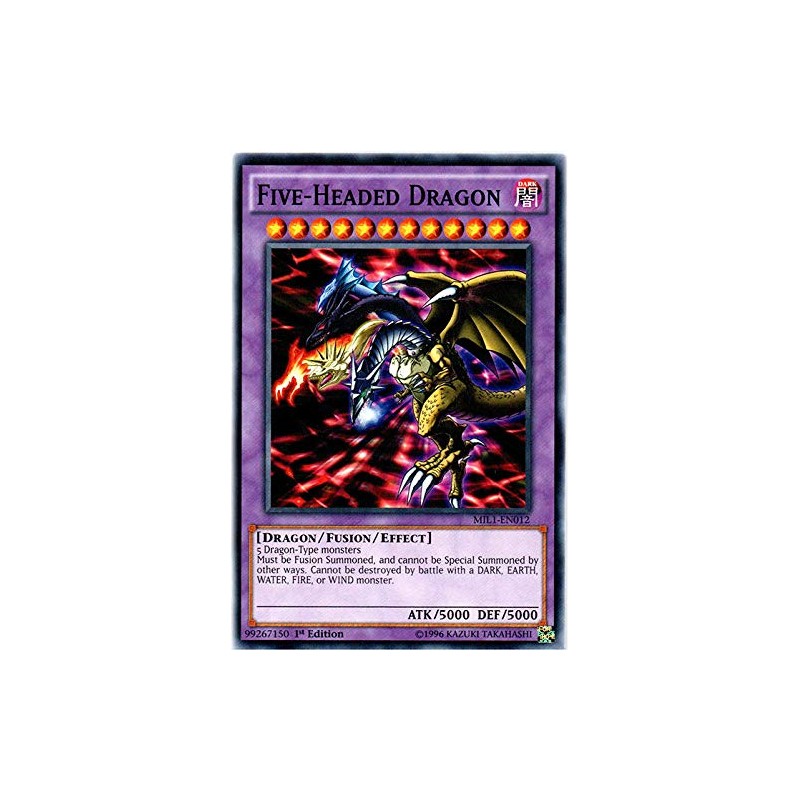 YU-GI-OH! - Five-Headed Dragon (MIL1-EN012) - Millennium Pack 1-1st Edition