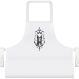 Azeeda 'French Crest Design with Dog' Unisex Cooking Apron (AP00081526)