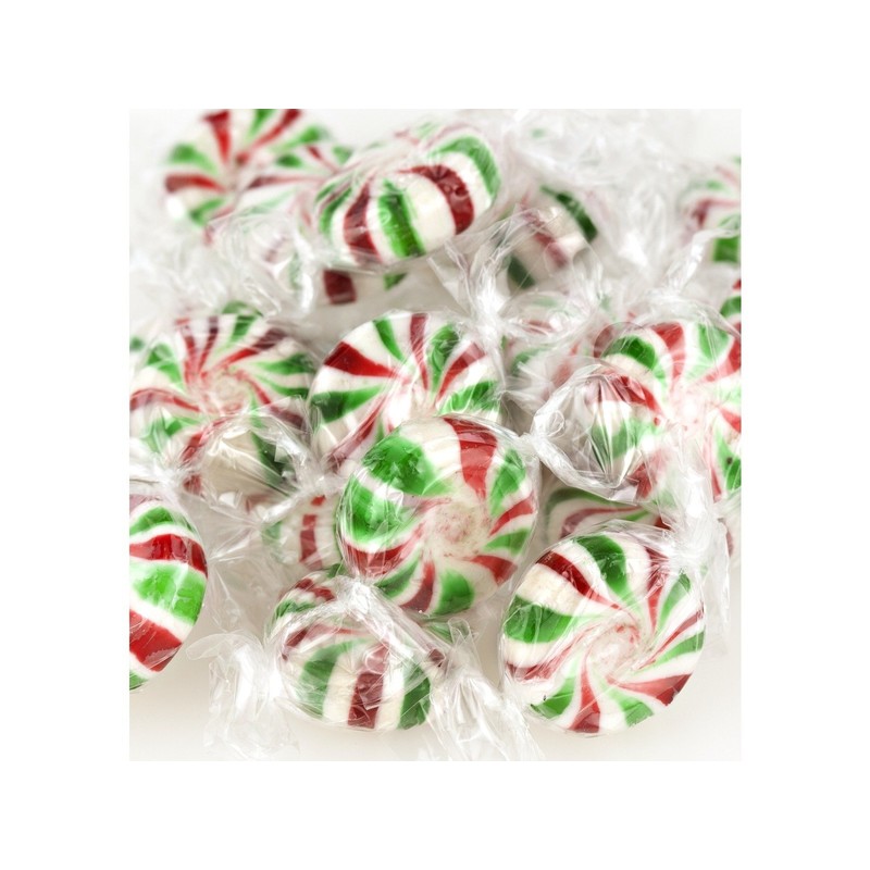 Yankee Traders Christmas Starlight Mints - 2 Lbs (Red, Green