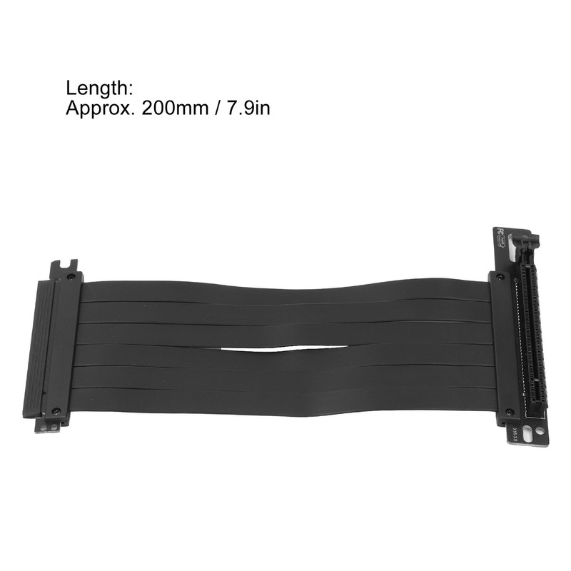 PCIe 3.0 X16 GPU Riser Cable High Speed Female 90
