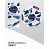 JAKO Trainingsball Iconic, weiß/Navy/Coral, 5