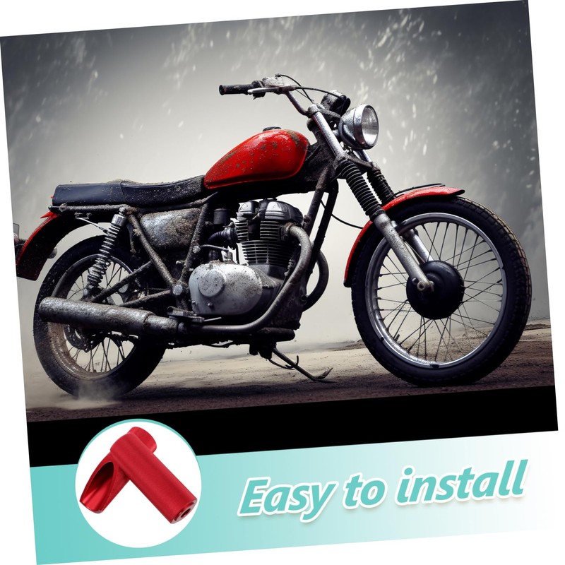 GRIRIW 1 Pair Motorcycle Footrest Pegs Lightweight Aluminum Alloy Slip