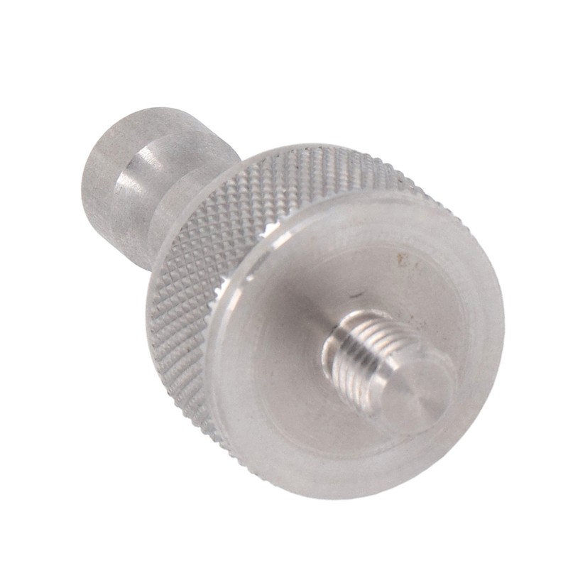 Prism Adapter Knurling Stainless Steel M8 Thread Survey Pole Adapter