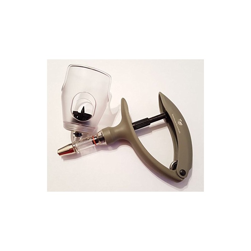 Pig Vaccination Dose Injector Syringe Bottle Mounted Automatic 2mL Veterinary