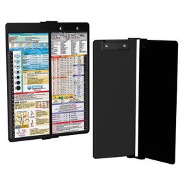 Whitecoat Clipboard® Vertical - Black Nursing Edition