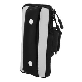 SHINEOFI Sports Arm Band for Running Lightweight Exercise Phone Holder with Key Wallet Pouch Breathable Mesh Armband for Gym Workouts and Outdoor Activities Unisex Design