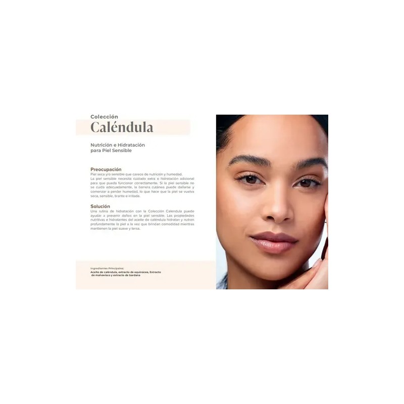 Limpiador Facial De Caléndula Farmasi Piel Seca Sensible