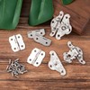 Isslly Small Jewelry Box Hardware, 2 Pcs Antique Hasp Latch