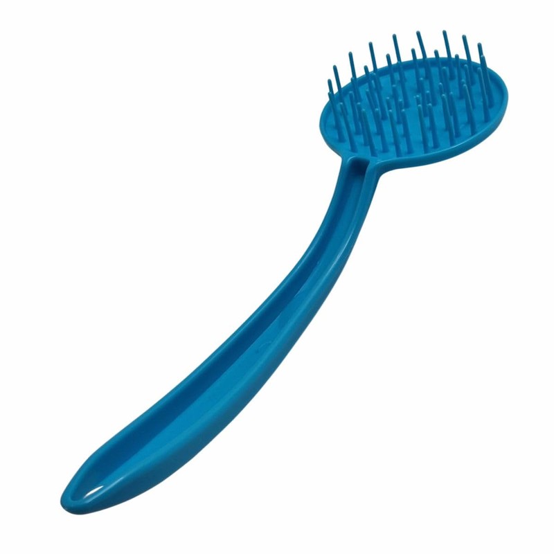 Non-Scratch Plastic Scourer with Handle & Refill – Dish Scrubber